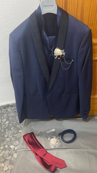 Traje de boda SEVENSON AZUL