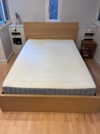 Pack Cama Completa IKEA: Estructura MALM + Colchón