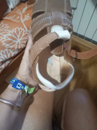 Sandalias niño marrones,usadas muy poco, piel