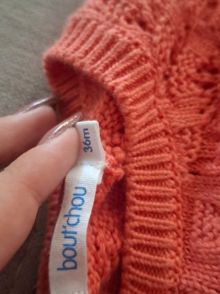 Ropa de bebé de punto coral