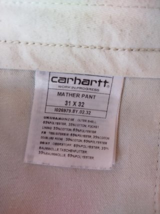 Pantalones Carhartt Hombre Beige