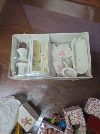 Baño de casita de muñecas