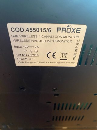 PROXE Kit NVR 4 Canales + Monitor 7