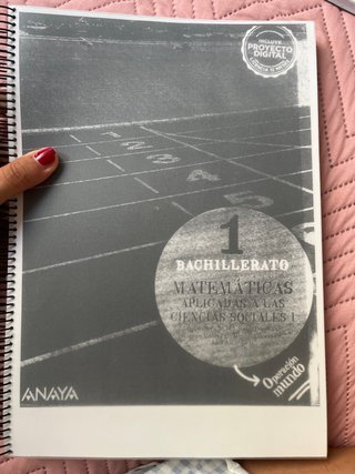 Libro Matemáticas Bachillerato Anaya