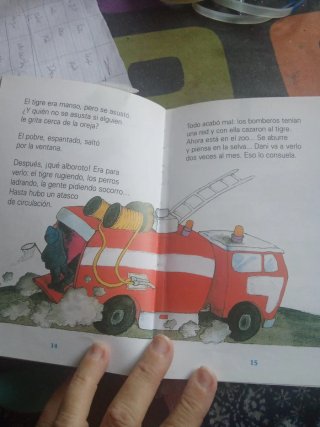 Libro escolar el parasubidas nuevo y forrado