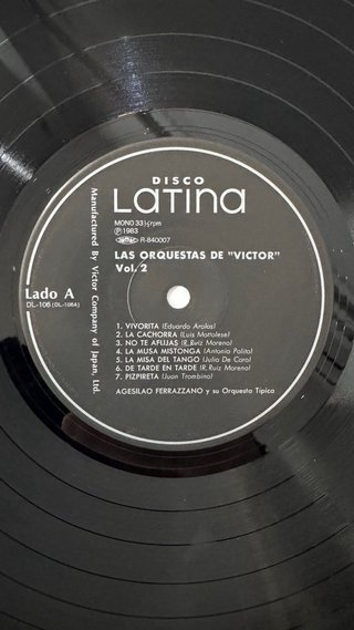 Tipica Victor LP Vol. II Tango 1927-29