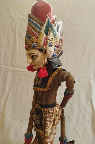 Pareja de Marionetas de Java Wayang golek