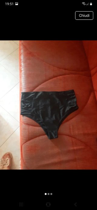 Slip costume donna nero taglia unica