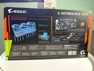 Gigabyte AORUS RTX 3070 Master 8GB GDDR6