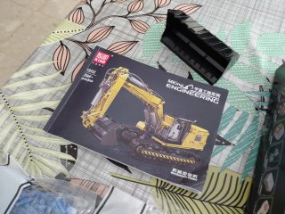 Excavadora oruga lego compatible con 6 motores