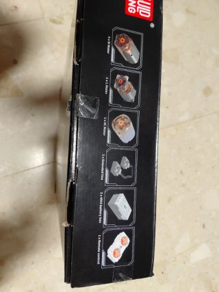 Excavadora oruga lego compatible con 6 motores