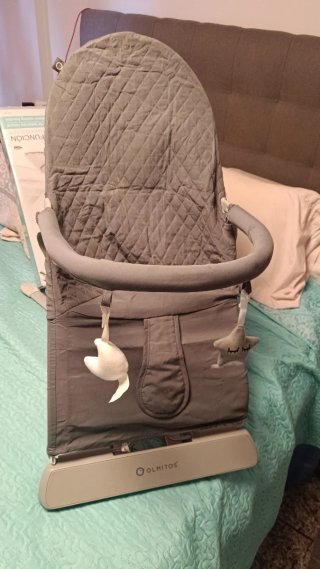 Hamaca bebé Olmitos gris