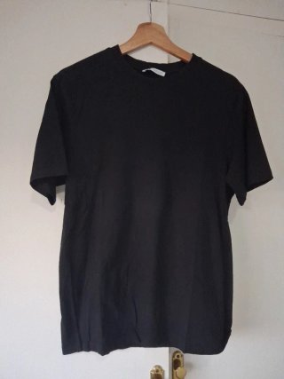 Camiseta negra básica mujer
