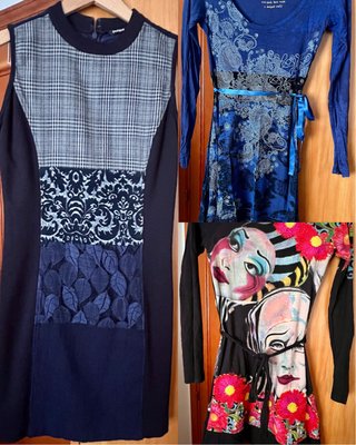 Lote 3 Vestidos Desigual Talla S