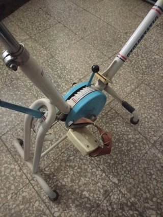 Bicicleta estática vintage años 70.