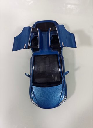 Coche Tesla Modelo X Azul