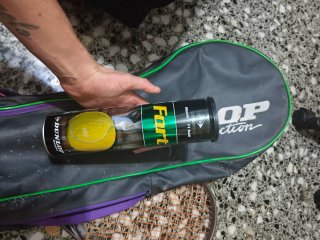 Mochila + raquetas + pelotas de tenis