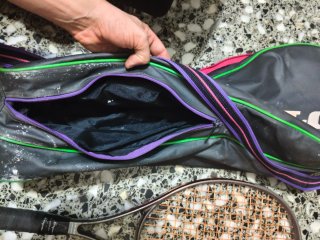 Mochila + raquetas + pelotas de tenis