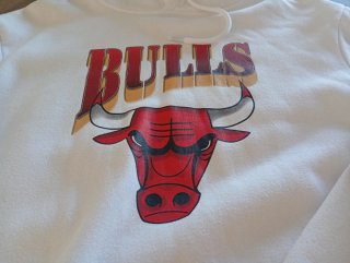 Sudadera Chicago Bulls Blanca