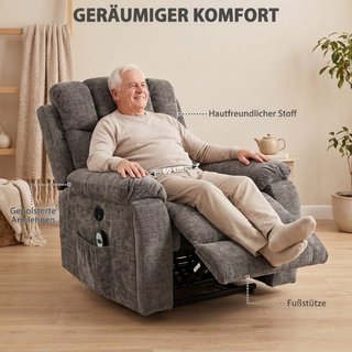 Sillón relax, sillón de TV con función de levantam