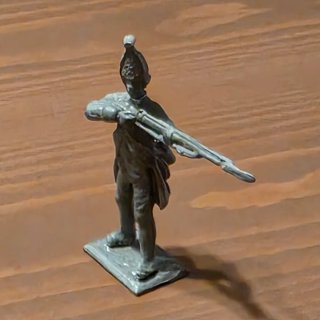 Soldado napoleonico de plomo antiguo