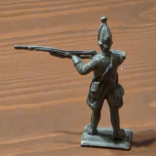 Soldado napoleonico de plomo antiguo