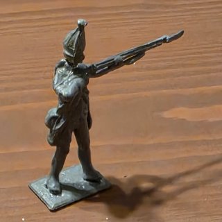 Soldado napoleonico de plomo antiguo