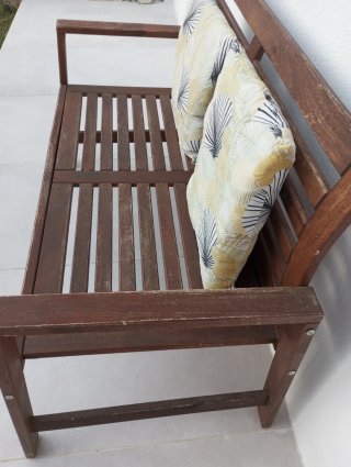 Banco de madera modelo Nammaro, Ikea