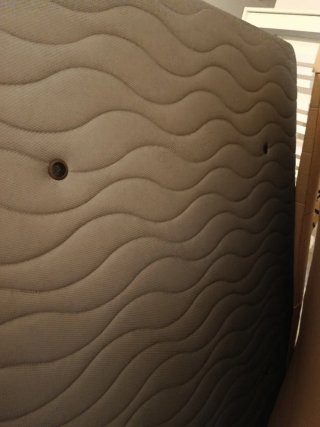 Somier 135x190 Tela Beige/Marrón