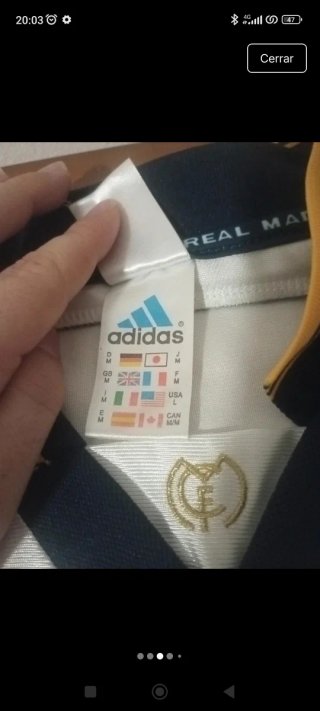 Camiseta Real Madrid Retro 99-00 Adidas
