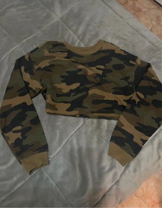 Sudadera Corta Camuflaje