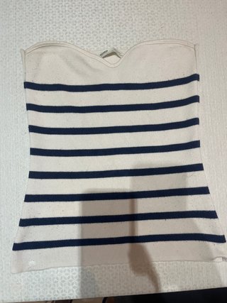 Top marinero Pull&Bear rayas azul y blanco