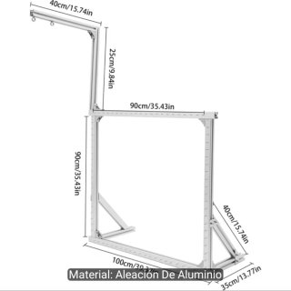 Bastidor Aluminio Tufting/Punch Needle
