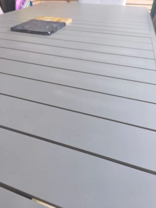 Mesa y 6 Sillas Jardín Aluminio