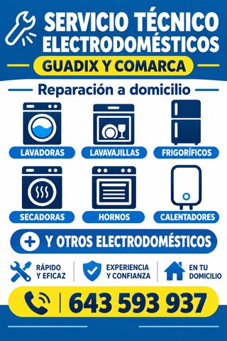 Reparacion Electrodomesticos Guadix y Comarca