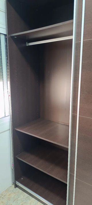 Armario con puertas correderas (marrón) 230 x 180