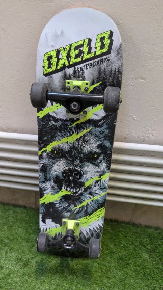 Skateboard Oxelo Mid 500 Wolf – completo