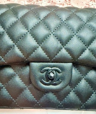 Bolso Chanel Classic double flap Negro Matelassé