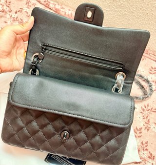 Bolso Chanel Classic double flap Negro Matelassé