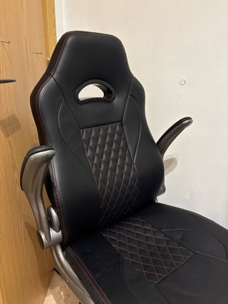 Silla de oficina ergonómica gaming polipiel