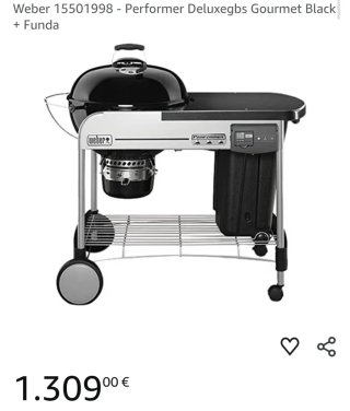 Barbacoa de carbón Weber
