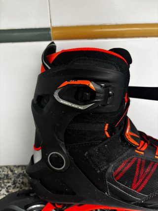 Patines en línea Oxelo negros y naranjas Talla 41