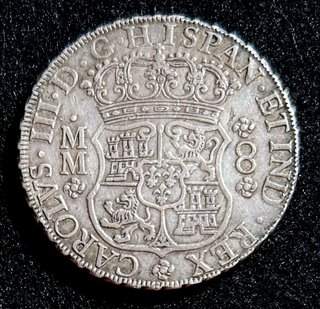 8 Reales Carlos III 1761 Plata