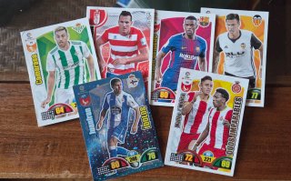 6 Cromos Adrenalyn LaLiga Santander 2017/2018