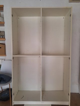 Vitrina Billy Ikea Blanca Cristal