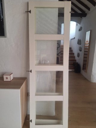 Vitrina Billy Ikea Blanca Cristal