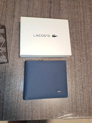 Cartera Lacoste Azul