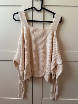 Jersey Brownie Hombros Descubiertos Talla S-M