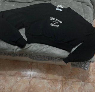 Sudadera crop top You know yourself