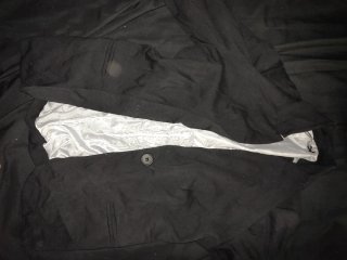 Chaqueta de vestir negra